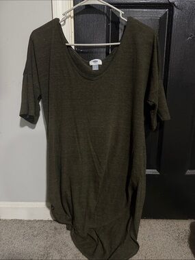 Old Navy Olive Scoop-Neck Tunic